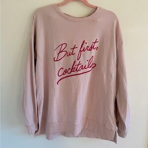 Wildfox Blush Pink Graphic Sweater